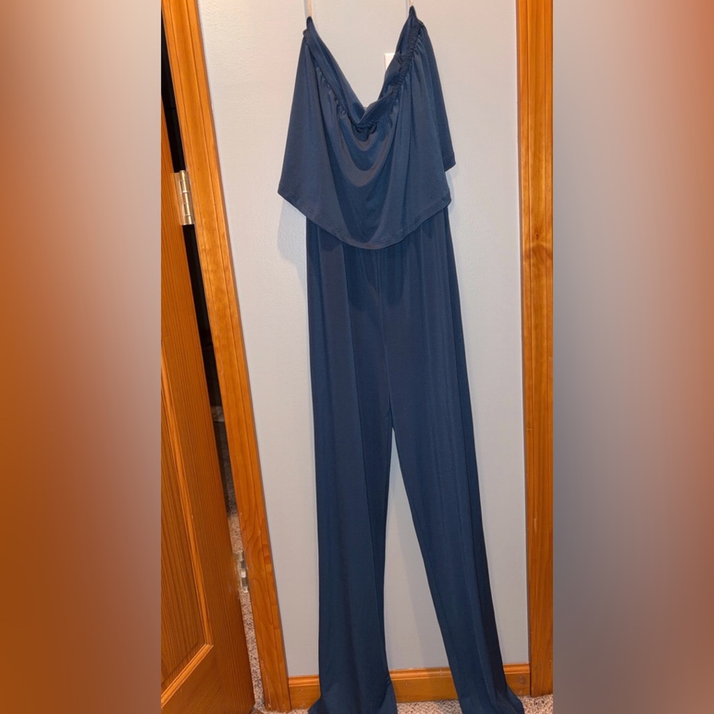 Charlotte Russe Dark Blue Jumpsuit